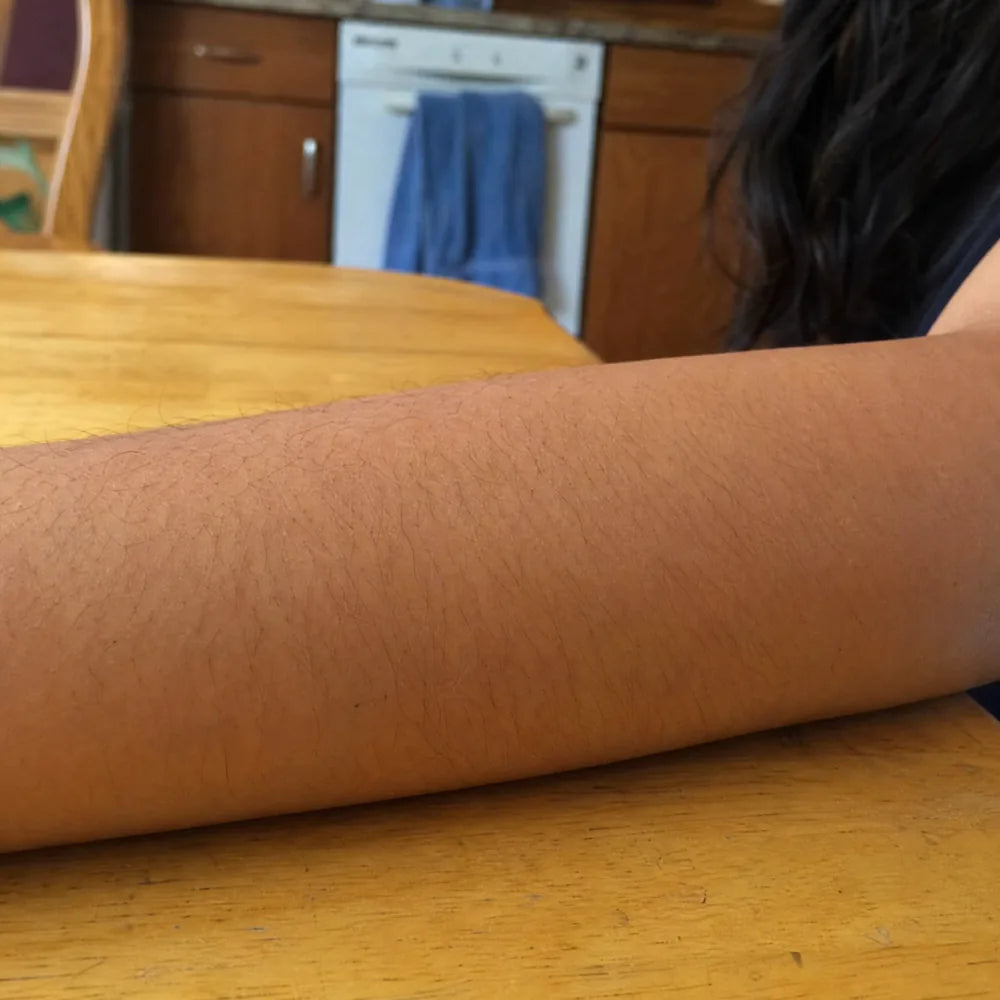 Forearms before Peach Sands